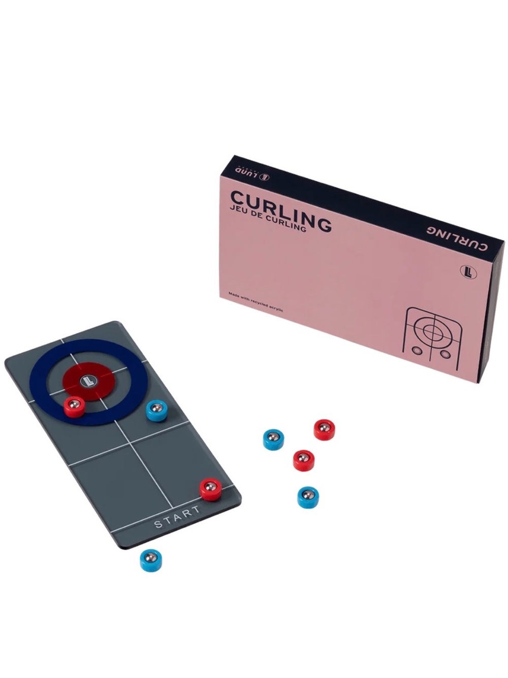 Mini Curling Game. Great Gift